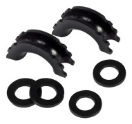 2-pack Dring Shackle Isolatorer med 4 bit bricka för standard 3/4" Shackle