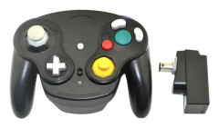 2.4ghz trådlös spelkontroll Gamepad joystick med mottagare för N-g-c för Gamecube för Wii
