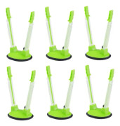 Baggy Rack Justerbar matsmörgåspåshållare Hands-Free Plast Frysväska Clips 6st, fäste