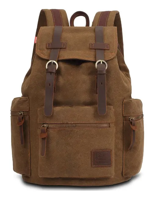 Laptop Kvinnliga högskolestudenter Shiralee Fritid Mode Skolväska Khaki