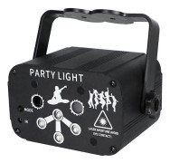 Hål Led Disco Light 128 mönsterprojektor
