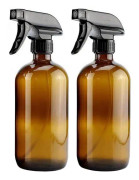Bruna Glasflaskor 250ml: UV-skydd, Sprayhuvud, Tratt Brun