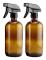 2x Sprayflaskor i Glas - 250 ml Brun