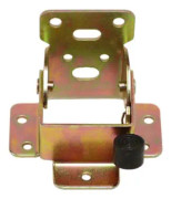 Dörrgångjärn, Metall, 90 grader, Silver
