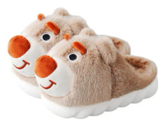 Tofflor Bear varma och bekväma plysch tofflor 24,5 cm