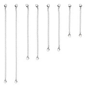 8 st rostfritt stål halsband förlängare armband förlängare förlängning