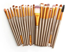 Professionellt sminkset med 20 borstar - Golden hzs-65