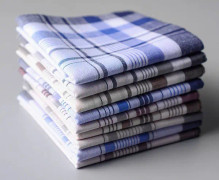（Slumpmässig stil）Set med 9 delar, 15x15''/38x38cm, mjuk bomull för män
