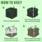 Plant Grow Bags Potatisodlingspåsar Grönsaksodlingspåsar