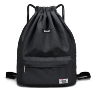 Dragsnöre Ryggsäck String Bag Sackpack Cinch Vattenavvisande Nylon För Gym Shopping Sport Yoga