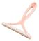 Bärbar epilator kläder fluff rakblad manuell borste skrapa skrapa verktyg (rosa)