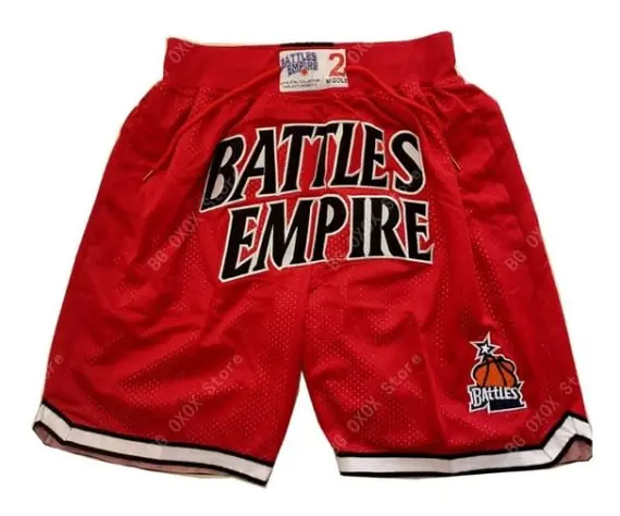 2023 nya basket BATTLES shorts utomhussport strandshorts röd 3XL zdq