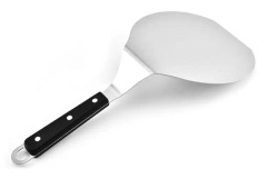 Överdimensionerad vändare i rostfritt stål, kakspatel, medium, silver