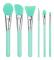 6 st silikon makeup borste set