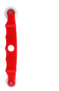 2 st dubbelkullager nylon handspårad rullgardinskärmningsverktyg