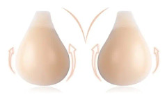 Silikon-bh utan axelband, XL osynlig camisole-bh