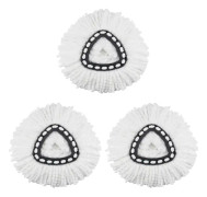 3-pack snurrmoppe ersättningshuvud mopphuvud påfyllningar mopphuvud ersättning moppar för golvrengöring mikrofiber mopphuvud ersättning