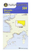 Plastimo Marint Sjökort Marseilles-toulon-les Calanques Durchsichtig