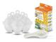 Eggies Äggkokare - Eggies - 7st/lot - Vit - Bonus Äggvita Separator Tool