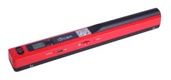 iScan01 Mobile Document Handheld Scanner with LED Display, A4 Contact Image Sensor(Red)