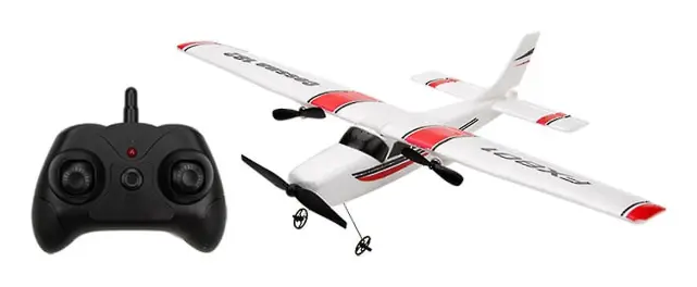Fx801 Rc Flygplan 2.4g Borstlös Motor 2ch Fast Ving Glidare Diy Stabil Flygplan Modell För Barn