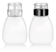 2 st 250 ml tomma pumpflaskor, sminkborttagningsflaska, nagellackborttagare, tryck ned rengöringsborttagningsflaska, för nagelkonstverktygssats