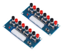 2 Pack XH-M229 24 Pins Bänkströmsaggregat Dator ATX Ström