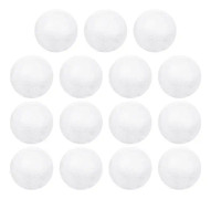 15 st 10 cm vita bollar barn DIY hantverksmaterial rolig rund boll julgransprydnad layout dekorativa rekvisita presenter
