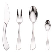 Silverware Set, Rostfritt Stål Bestick Set, Resebestick Set med Fodral för Hemma Kontor Restaurang Resa Camping, Spegelpolerad