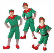 2022 Elf Girls kostymfestival Jultomte för flickor Nyår Lren Kläder Fancy Xmas（180cm，Man）