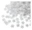 1000 st snöflingor konfetti dekorationer för jul vinter