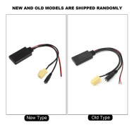 Bluetooth 5.0 Aux-kabeladapter med mikrofon handsfree-ersättning för Fiat 500/grande Punto/qubo/fiorino