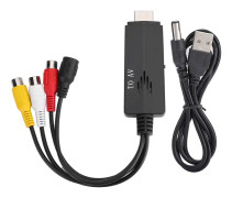 För HDMI till AV RCA 1080P HD Converter Adapter Kabel Hane till Hona för TV VCR DVD