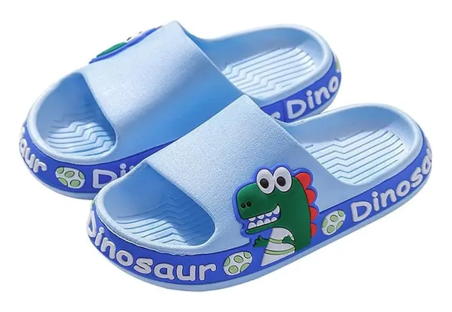 Barnens Slide Sandal Danosaur Tofflor Badrum Dusch Pool Strand fo