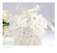 50 Pack Laser Cut Butterfly Bröllop Godis Box Födelsedagsfest Godis B