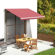 BEL Burgundy Red Ersättningstyg för markis 3,5X2,5M - Hög kvalitet 9786627508198