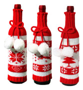 Christmas Wine Bottle Covers Decorations for Home Ornaments