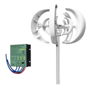 Vertikala vindturbiner, 3000W effektutgång, daglig 6kwh solcellssystem, 48V, med gratis kontrollenhet, 3000W
