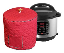 Risgryta Dammskydd Dammskydd Kompatibel 8 Quart Instant Pot/Elektrisk Tryckkokare, 8 Quart Röd