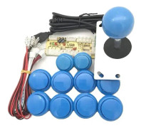 DIY-kit för arkadjoystick, Zero Delay, USB-kodare, Gul