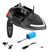 GPS Fiskebåt med bete, fjärrkontroll, dubbel motor, V020 12000mAh