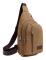 Westend Crossbody Canvas Sling Bag Backpack med justerbar rem