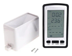 Trådlös regnmätare väderstation - Temperaturmätare inomhus/utomhus null none