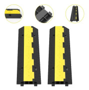 Kabelskyddsramp, 2 kanaler, 11000 pund, 3st