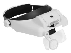 Huvudmonterad förstoringsglas 3 LED-lampor 1X,1.5X,2X,2.5X,3.5X,8X Lupplins