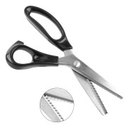 Pinking Shear Rostfritt Stål Tyg Rund/Triangel Kant Sax