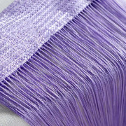 Fringe Dörrgardin, Ljus Lila Dörrgardin Väggpanel, Rum D