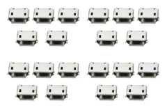 200 st - USB Typ B hona 5-polig uttag kontaktport PCB-kort