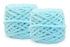 2x100g Chunky Garn för Stickning Ullboll Tillverkad av Bomull, Ull och Akryl Mjuk och Varm Vävning Halsduk och Tofflor DIY Plysch Stickning.