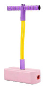 Pogo Stick Skum Pogo Jumper för Barn, Leksaker för 3-12 Åriga Pojkar Flickor Utomhusleksaker, Rosa Pink